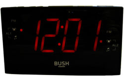 Bush Big LED Alarm Clock Radio